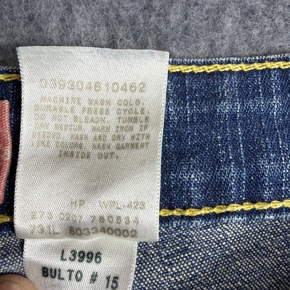 Levis 512 Women's Size 7‎ Capri Slim Taper Stretch Blue Denim Jeans